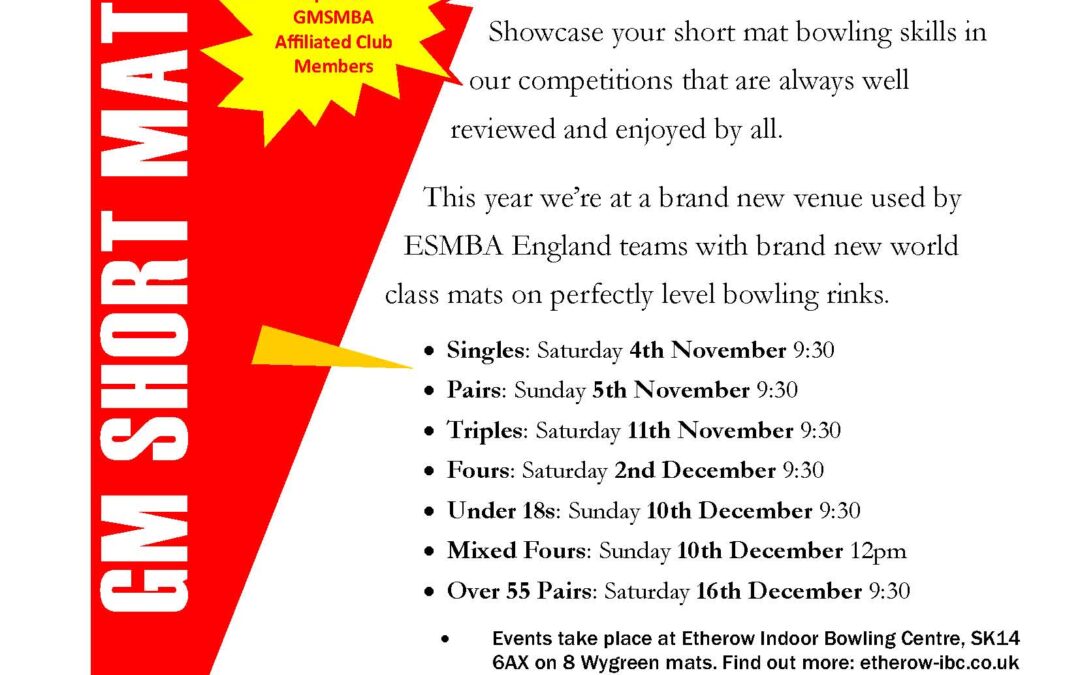 Short Mat Competitions : Spaces Still Available!