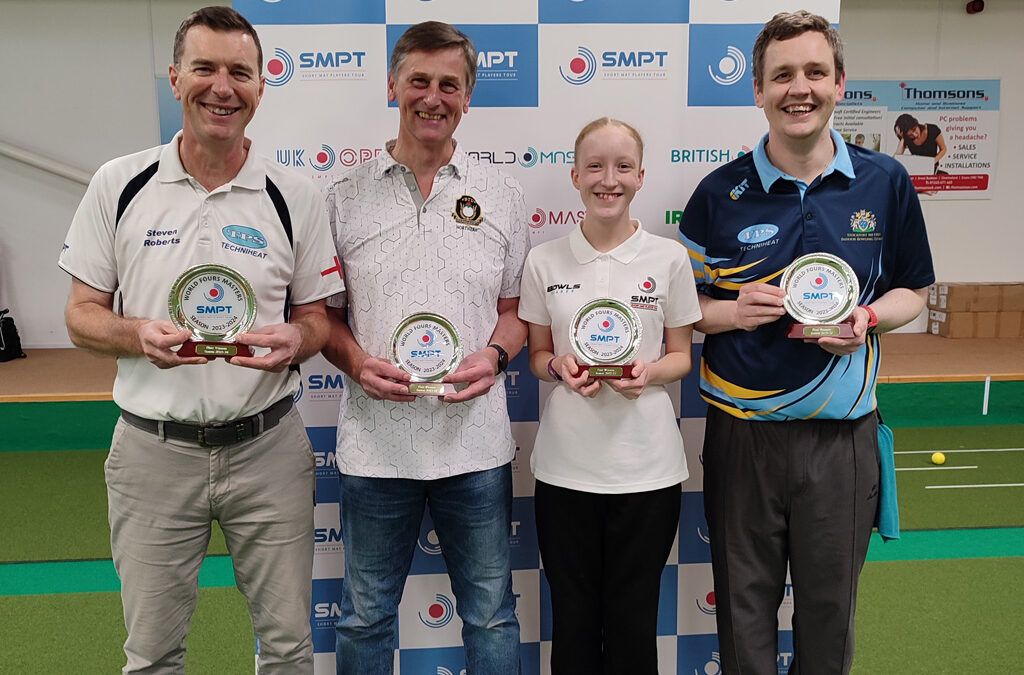 Greater Manchester Bowlers Bring home Plate from World Fours Masters and finish well in World Pairs Masters